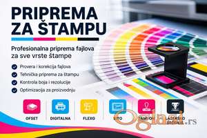 PRIPREMA ZA ŠTAMPU - Ofset - Digitalna - Flexo - Sito
